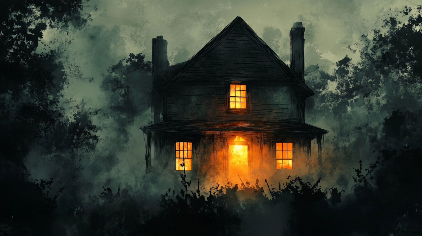 La maison de Nathan Dorval dans la brume