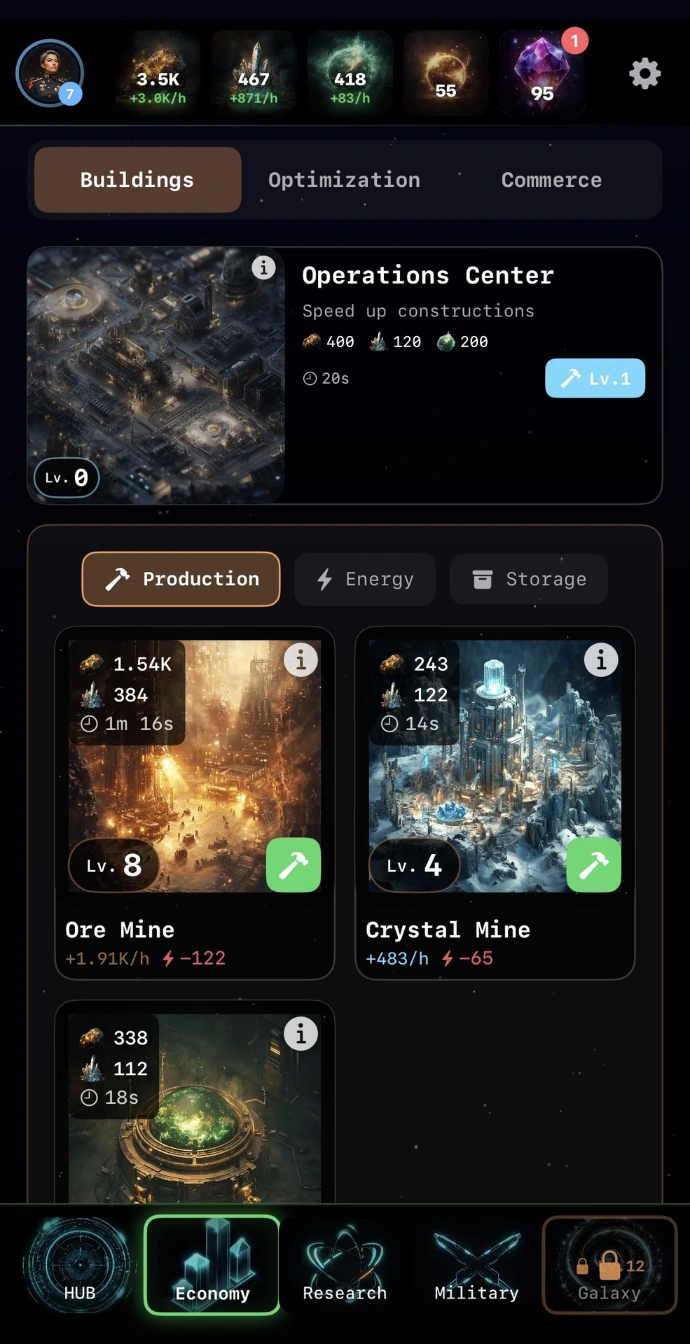 Screenshot — Economy